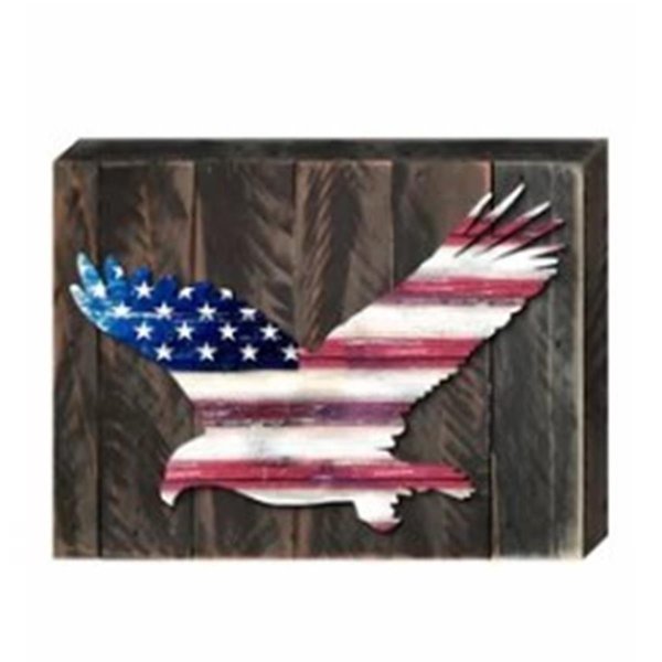 Designocracy American Freedom Wooden Ornament 99920O